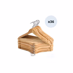 Cintre de la marque MSV Cintre pour optimiser le rangement et simplifier le rangement. Grâce aux courbes des deux cotés, les ...