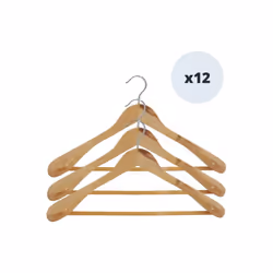 Cintre de la marque MSV. Cintre pour optimiser et simplifier le rangement. Grâce aux courbes des deux cotés, les épaules ne s ...