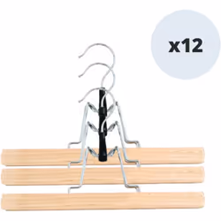 Cintre pour jupe de la marque MSV. Cintre pour optimiser et simplifier le rangement. Crochet pivotant à 360° pratique et flex ...