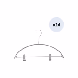 Cintre pour costume de la marque MSV Cintre pour optimiser et simplifier le rangement. Grâce aux courbes des deux cotés, les  ...