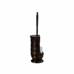 MSV 143420 Brosse de WC Dakar en polyresine, multicoloré, 30 x 20 x 15 cm, Support et brosse pour toilettes, Noir, Polyrésine ...