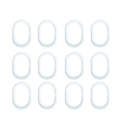 MSV 3700703926689 accessoire de rideau de douche Blanc 12 pièce(s)