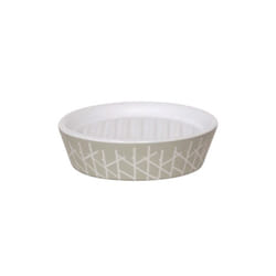MSV 3700703926832 porte-savon Taupe, Blanc