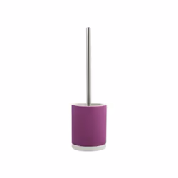 MSV 3700703927433, Support et brosse pour toilettes, Violet, Vitrocéramique, 110 mm, 110 mm, 380 mm