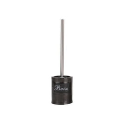 MSV - Brosse wc avec support Céramique dinan Noir