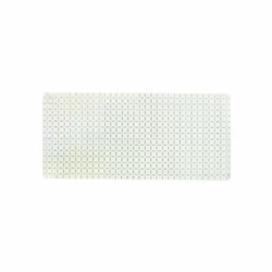 MSV 142900, Blanc, Monochromatique, Rectangulaire, Caoutchouc, 36 x 76 cm