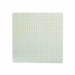 MSV 3700703927747, Blanc, Monochromatique, Carré, Caoutchouc, 54 x 54 cm