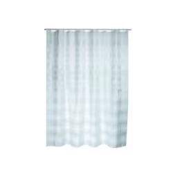MSV RIDEAU DE DOUCHE, Motif, Anneau, Polyester, Beige, 30 °C, 1800 mm