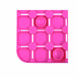 MSV TAPIS FOND DE BAIGNOIRE ANTIDÉRAPANT CAOUTCHOUC QUADRO