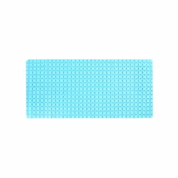 MSV Tapis Fond de baignoire antidérapant Caoutchouc QUADRO, Tapis de bain anti-dérapant, Enfants, Cyan, Caoutchouc, 760 mm, 3 ...