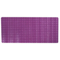Tapis Fond de baignoire antidérapant Caoutchouc quadro 36x76cm Violet MSV