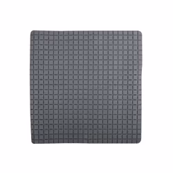MSV Tapis Fond de douche antidérapant Caoutchouc QUADRO, Tapis de bain anti-dérapant, Adultes, Gris, Caoutchouc, 540 mm, 540  ...