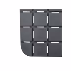 MSV Tapis Fond de douche antidérapant Caoutchouc QUADRO