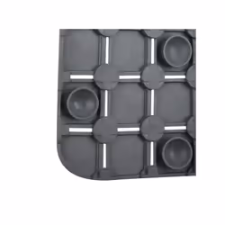 MSV Tapis Fond de douche antidérapant Caoutchouc QUADRO