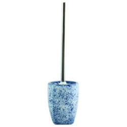 Brosse wc avec support Céramique carrare Bleu MSV