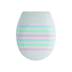 MSV 3700703929536 siège de toilette Abattant rigide Termodurcissable Multicolore