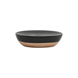 MSV - Porte Savon Céramique amman Noir & Doré