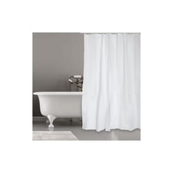 MSV - Rideau de douche polyester 180x200cm blanc