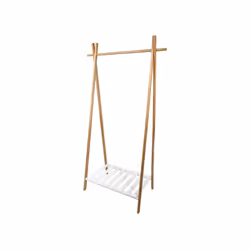 MSV 144921, Colonne, Bambou, Panneau de fibres de densité moyenne (MDF), Blanc, Bois, 640 mm, 440 mm, 1605 mm