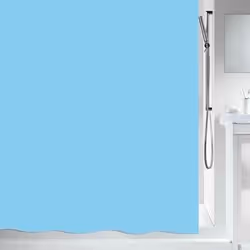Rideau de douche - Bleu - Polyester - 180 x 200 cm - MSV