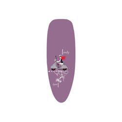 MSV 3700703930662 housse de table de repassage Couche supérieure de housse de planche à repasser Coton Violet