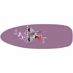 MSV 3700703930662 housse de table de repassage Couche supérieure de housse de planche à repasser Coton Violet