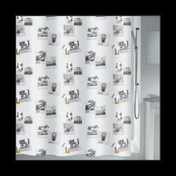 Rideau de douche Polyester POLAN 180x200cm QUALITà PREMIUM Multicolor MSV