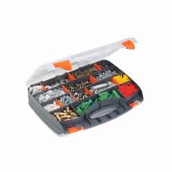 MSV 3700703931072 Boîte à outils Noir, Transparent Polypropylène (PP)