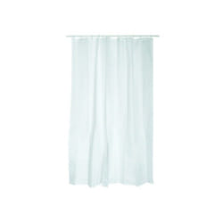MSV 3700703931911 rideau de douche Anneau Polyester Blanc