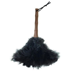 Plumeau plumes d'autruche Manche bambou 56cm MSV
