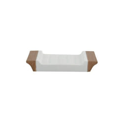 MSV - Porte Savon Polyrésine fjora Beige & Blanc