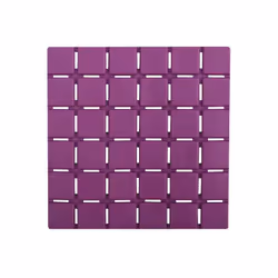 MSV 3700703933342 Tapis de bain et adhésif antidérapant Tapis de bain anti-dérapant Violet