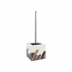 Brosse Wc de la marque MSV. La brosse et le récipient sont faciles à nettoyer et ont un support solide. Le design classique s ...