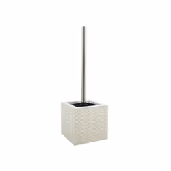 Brosse Wc de la marque MSV. La brosse et le récipient sont faciles à nettoyer et ont un support solide. Le design classique s ...