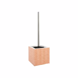 Brosse Wc de la marque MSV. La brosse et le récipient sont faciles à nettoyer et ont un support solide. Le design classique s ...