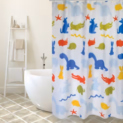 Rideau de douche de la marque MSV. MADE IN EUROPE, QUALITÉ PREMIUM, tissu imperméable et anti-moisissure, ce rideau de douche ...