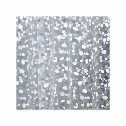 MSV 3700703934936 rideau de douche Anneau EVA (Acétate de vinyle d'éthylène) Transparent