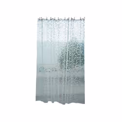 MSV premium EVA Copenhague cortina de ducha, Multicolor, 180 x 200 cm, Motif, Anneau, EVA (Acétate de vinyle d'éthylène), Tra ...