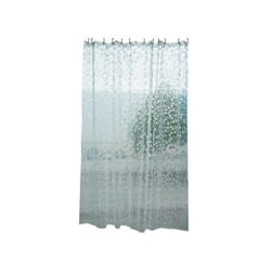 MSV premium EVA Copenhague cortina de ducha, Multicolor, 180 x 200 cm rideau de douche Anneau EVA (Acétate de vinyle d'éthylène) Transparent