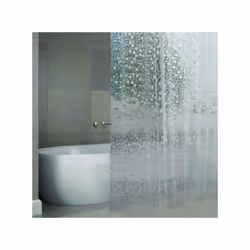 MSV premium EVA Copenhague cortina de ducha, Multicolor, 180 x 200 cm rideau de douche Anneau EVA (Acétate de vinyle d'éthylène) Transparent