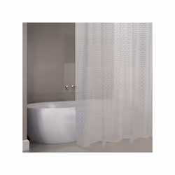 MSV 3700703934974 rideau de douche Anneau EVA (Acétate de vinyle d'éthylène) Transparent