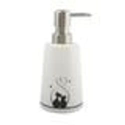 Distributeur de savon Céramique GATITOS Noir & Blanc MSV