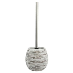 Brosse wc avec support Céramique brique Beige MSV