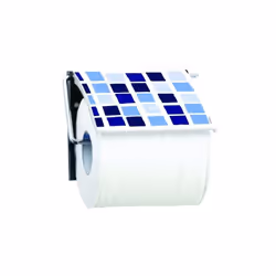Porte rouleau papier Wc de la marque MSV.Dérouleur de papier Wc à fixer, Pratique et design pour des WC organisé et tendance. ...