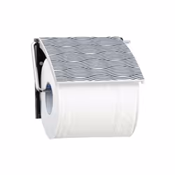 Porte rouleau papier Wc de la marque MSV.Dérouleur de papier Wc à fixer, Pratique et design pour des WC organisé et tendance. ...