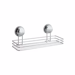 Etagère à ventouses de la marque MSV. Repositionnable à volonté sans clou ni vis sur toute surface parfaitement lisse: verre, ...