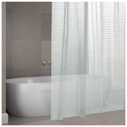 Rideau de douche eva 180x200cm Premium 3D Transpararent MSV