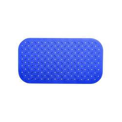 Tapis Fond de baignoire antidérapant Caoutchouc class 36x65cm Bleu MSV