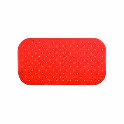 tapis Fond de baignoire antidérapant Caoutchouc CLASS 36x65cm Rouge MSV