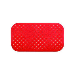 tapis Fond de baignoire antidérapant Caoutchouc CLASS 36x65cm Rouge MSV